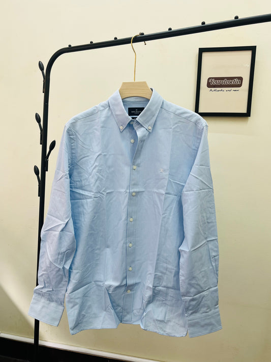 Hac.kett original stripped blue shirt