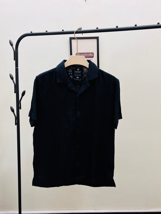 Denim & flower shirt qc