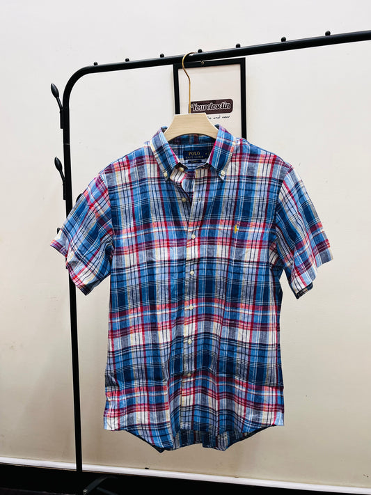 R L PO.LO linen custom fit shirt cod
