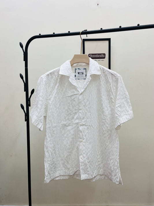 Denim & flower shirt qc