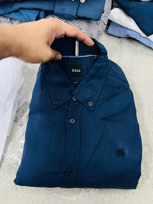 Bo.ss original linen shirt