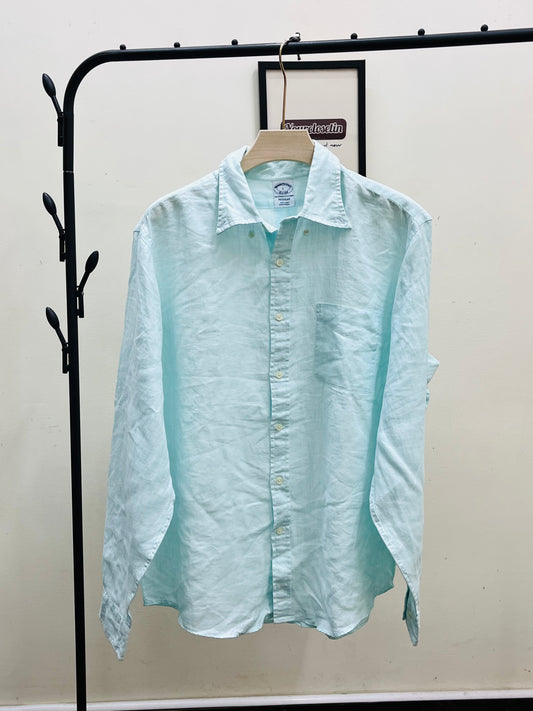Brooks brot.hers linen regent fit shirt D21