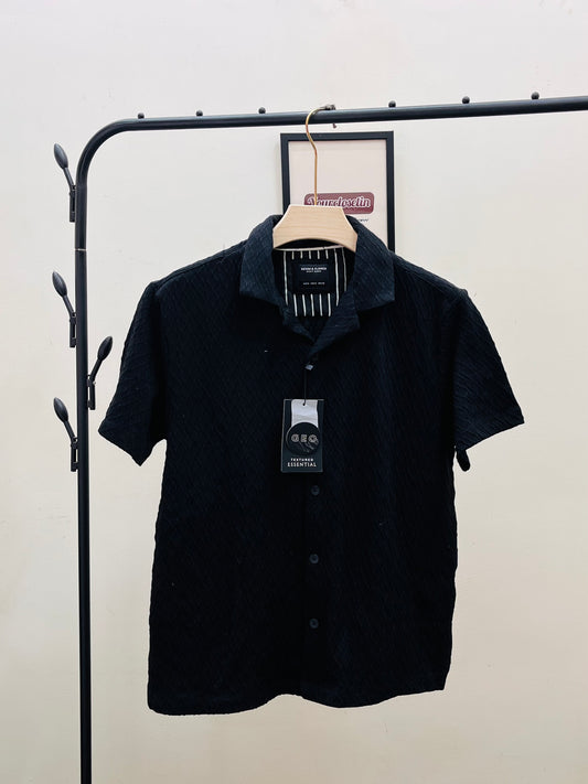 Denim & flower shirt qc