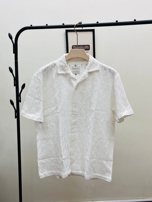 Denim & flower shirt qc