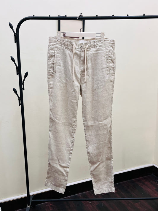 Porter & ash linen old money cargo pants d44