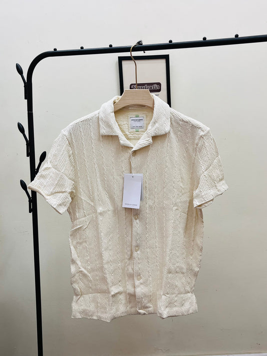 Denim & flower shirt qc