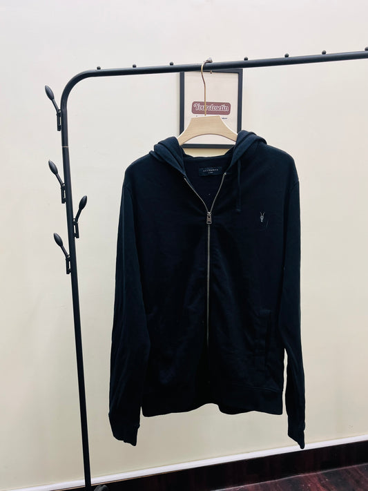All saints zipper hoodie d42