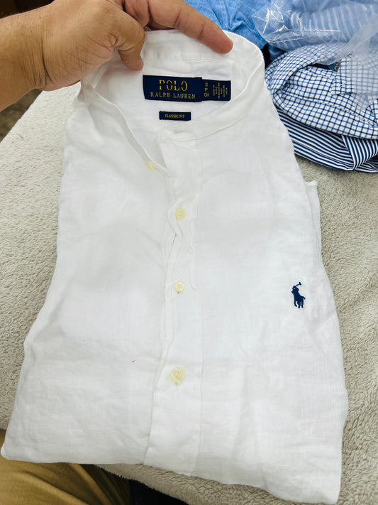 R L PO.LO original classic fit linen shirt