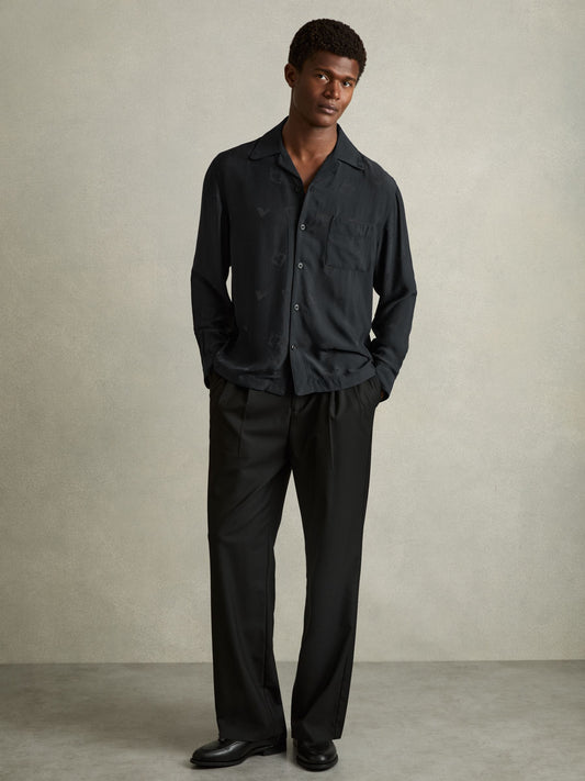 Reiss original relaxed fit designer shirt d47