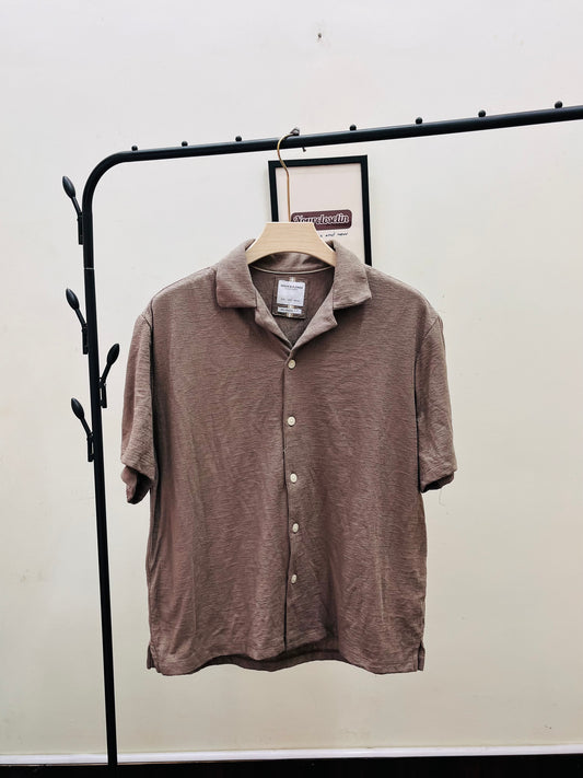 Denim & flower shirt qc