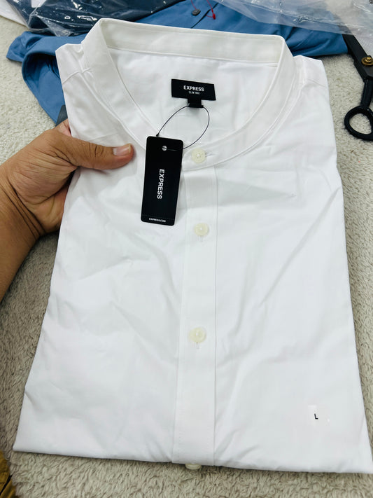 Express original mandarin collar shirt