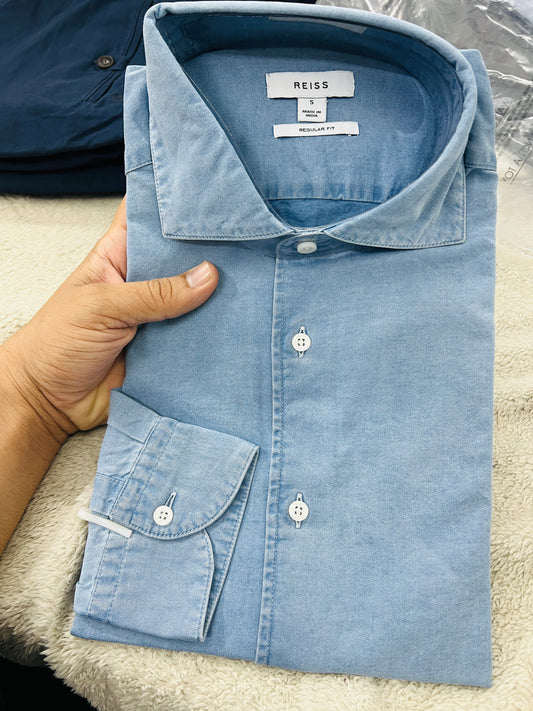 Reiss original chambray shirt