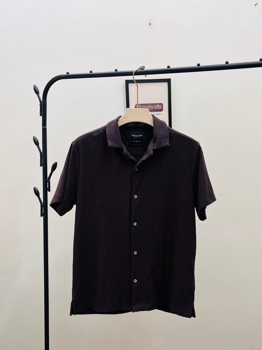 Denim & flower shirt d9
