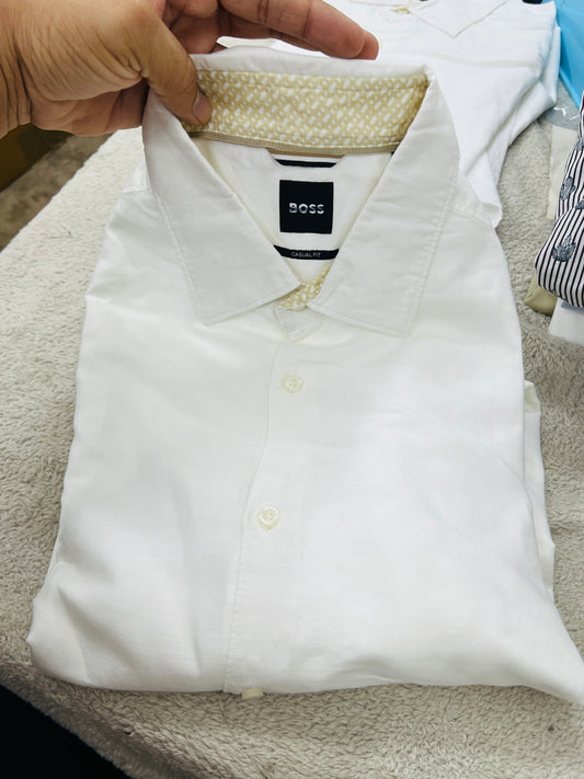 Bo.ss original linen shirt