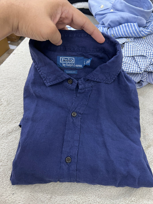 R L PO.LO original classic fit linen shirt