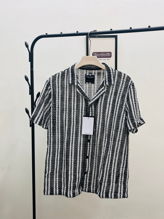 Denim & flower shirt qc