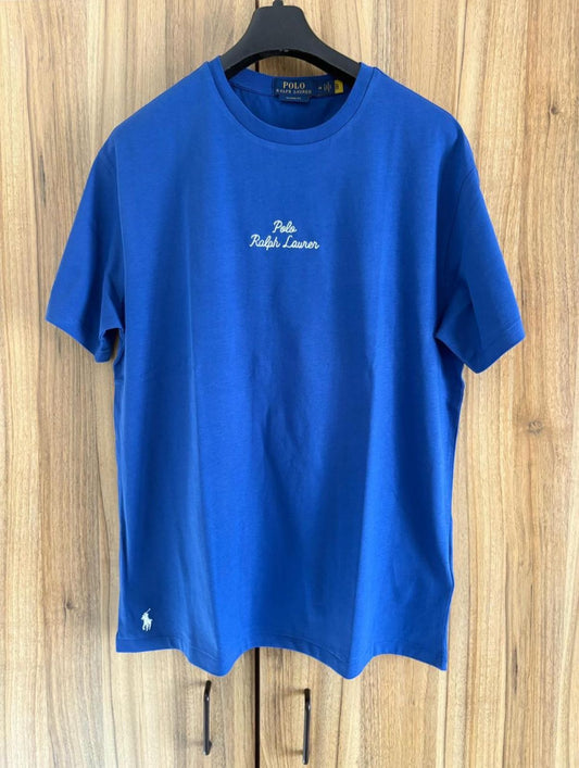 R L original blue crew neck T-shirt